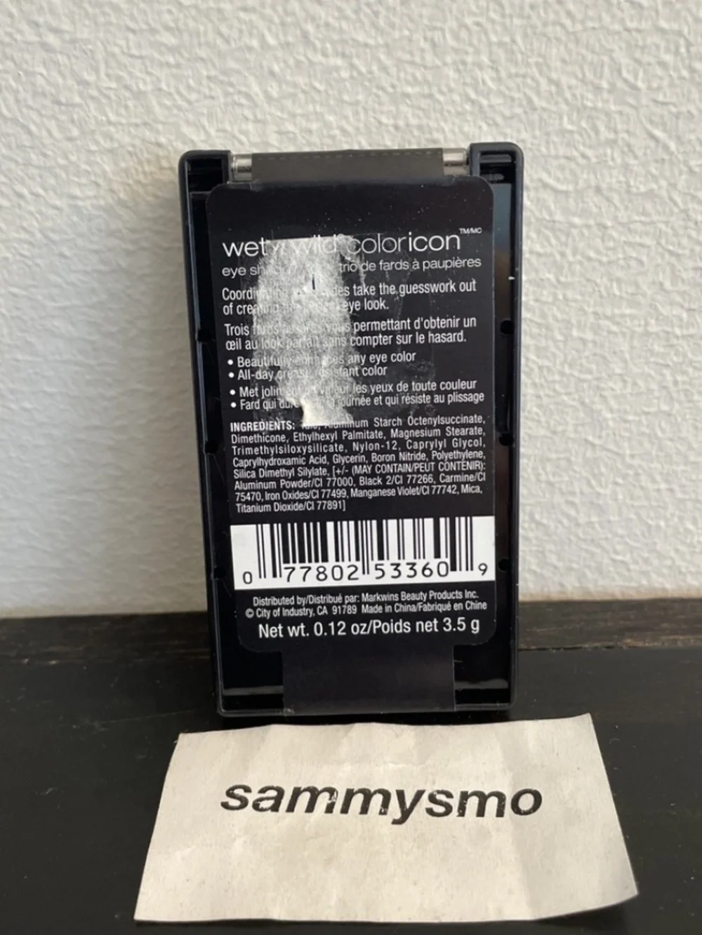 Wet N Wild Coloricon Collection Eyeshadow Trio #336 Spoiled Brat